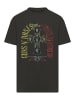 F4NT4STIC Oversize T-Shirt Guns N' Roses Skull Rock Band Merch in schwarz