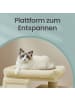 Feandrea Katzenbaum Clawfy in Beige - (B)39.2 x (H)46.4 x (T)51 cm