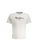 Pepe Jeans Weiß Baumwolle Herren T-Shirt