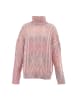 Sookie Damen Rollkragenpullover in PINK GELB