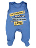 TupTam Unisex Baby Strampler mit Spruch in blau