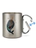 Mr. & Mrs. Panda Kaffeetasse Narwal Gitarre ohne Spruch in Silber