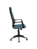 Beliani Bürostuhl DELIGHT in Blau/Schwarz - (W) 64 x (H) 116 x (L) 64 cm