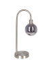 Beliani Tischleuchten RAMIS in Silber - (W) 13 x (H) 41 x (L) 13 cm