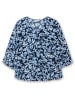 sheego Bluse in tiefblau-gemustert