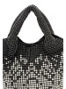 myMo at night Women Handbag in Black Silver