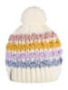 Sterntaler Bommelmütze Streifen in ecru