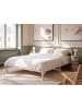 Beliani Doppelbett MADONE in Weiß - (W) 185 x (H) 65 x (L) 205 cm