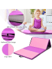 COSTWAY Gymnastikmatte 240x117x5cm in Rosa