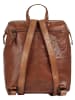 SPIKES & SPARROW Rucksack echt Leder in cognac