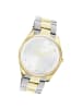 Oozoo Analog-Armbanduhr Oozoo Timepieces silber-gold mittel (ca. 38mm)