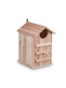 relaxdays Eulen Nistkasten in Natur - (B)25 x (H)38,5 x (T)28 cm