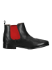 GORDON & BROS Stiefelette in Schwarz/Rot