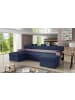 MF Design Narkos Recamiere Rechts in Marineblau -  (L) 159 x (B) 310 x (H) 90 cm