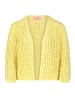 Betty Barclay Casual-Strickjacke mit Effektgarn in Gelb