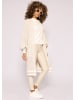 SASSYCLASSY Thermo Leggings in Lederoptik in Hellbeige