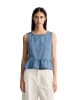 Marc O'Polo DENIM Crayfish Capsule Jeans-Volant-Bluse, Relaxed Fit in Medium Blue