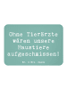 Mr. & Mrs. Panda Magnet Spruch Tierarzt Helden mit Spruch in Meeresbrise