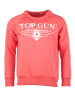 TOP GUN Sweatshirt TG20192014 in coral