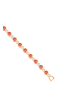 gaya Women Bracelet in Rose Gold Orange