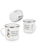 Mr. & Mrs. Panda Kaffeetasse Pinguin mit Schraubenschlüssel mit ... in Weiß
