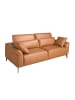 Angel Cerdá Sofa 6208 in Braun/Schwarz – (B)209 x (T)107 x (H)105 cm