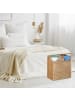 relaxdays Wäschesammler in Natur - (B)56 x (H)62 x (T)35 cm