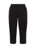 GOLDNER Bequeme 3/4-Freizeithose mit Schlupfbund und Taschen in schwarz
