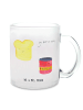 Mr. & Mrs. Panda Teeglas Toast Marmelade ohne Spruch in Transparent