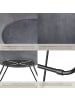 tectake Cocktailsessel Centera, 83 x 73 x 82 cm, Samtoptik anthrazit