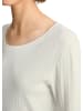 Marc O'Polo DENIM Ripp-Jersey-Longsleeve slim in Silky White