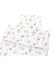 TupTam Kinder Bettdecken Set Gemustert in weiß/beige