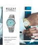 Regent Analog-Armbanduhr Regent Metallarmband silber groß (ca. 40mm)