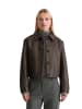 Marc O'Polo Lederjacke relaxed in Dark Chocolate