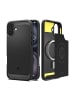 Spigen Spigen Rugged Armor magnetisch Hülle iPhone 16 Schwarz in Schwarz
