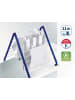 Leifheit  Badewannentrockner Pegasus Bath 110 blau weiß 118 x 67 x 10 cm