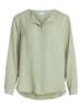 Vila Schlichte Langarm Business Bluse mit V-Ausschnitt VILUCY in Olive