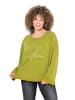 Ulla Popken Sweatshirt in avocado grün
