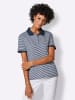 creation L Poloshirt in marine-weiß-geringelt