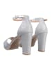 Ital-Design High-Heel Sandalette in Silber