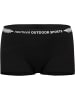 Normani Outdoor Sports Damen Merino Boxershorts Morwell in Schwarz