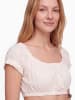 Nübler Dirndlbluse Kurzarm Sofia in Creme