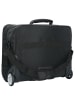 Dermata 2 Rollen Businesstrolley 38 cm Laptopfach schwarz