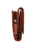 mano Donna Aurona Geldbörse RFID Leder 14,5 cm in cognac