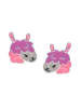 schmuck23 Ohrringe 925 Silber Lama in Pink