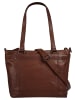 SPIKES & SPARROW Shopper echt Leder in cognac