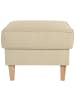 58 aufm Kessel HOCKER Karlen Bezug Flachgewebe Buche natur / beige