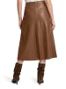 Betty Barclay A-Linien-Rock unifarben in Dark Coffee