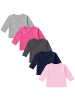 LOREZA 5er Set Jungen Baby Wickelshirts langarm 100% Baumwolle  56 Variante 1