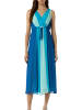 comma Maxikleid für Damen in blau